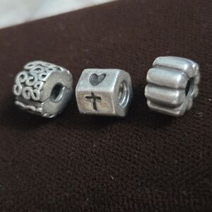 Vintage Pandora Charms Set Of 3